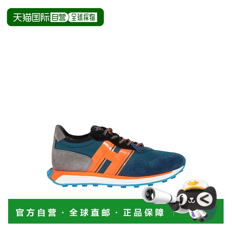 HOGAN 男士运动鞋 HXM6070EG034B7819P AW2023 蓝色皮鞋