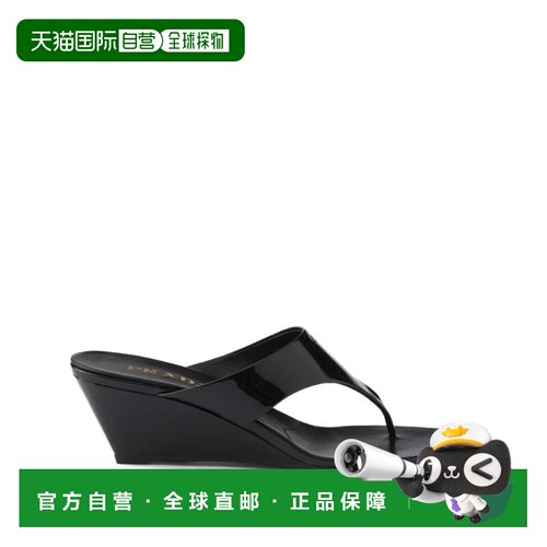 PRADA 女士拖鞋 1Y385OF055069F0002 SS2026 黑色 SANDALI凉鞋