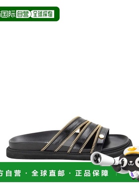 1h可退 MOSCHINO 女士凉鞋 MA28183G1IMJ5000 CO 黑色 Rubber San