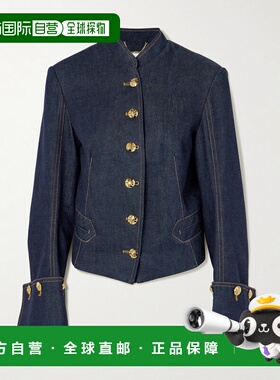1h可退 潮奢 ZIMMERMANN 女士 纽扣装饰牛仔布夹克 6599JC261N