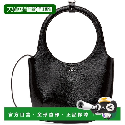 1h可退 潮奢 Courreges 女士 棕色 Holy Naplack Leather 单肩包