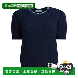 蓝色 P24V2B18M6F0008SOOO SS2026羊绒 女士针织衫 PRADA