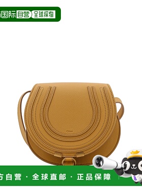 1h可退 CHLOÉ 女士单肩包 C22AS680I31746 SS2024 金色 徽标翻盖