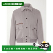 山羊皮边羊毛夹克 1h可退 DU26RH014Y3 登喜路 男士 潮奢 Dunhill