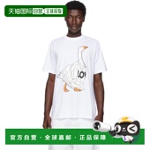 潮奢 Organic Moschino 男士 1h可退 Goose 莫斯奇诺 白色 Cotton