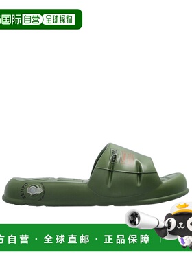 KENZO 男士凉鞋 FF55MU210E5050 SS2025 绿色 圆头拖鞋
