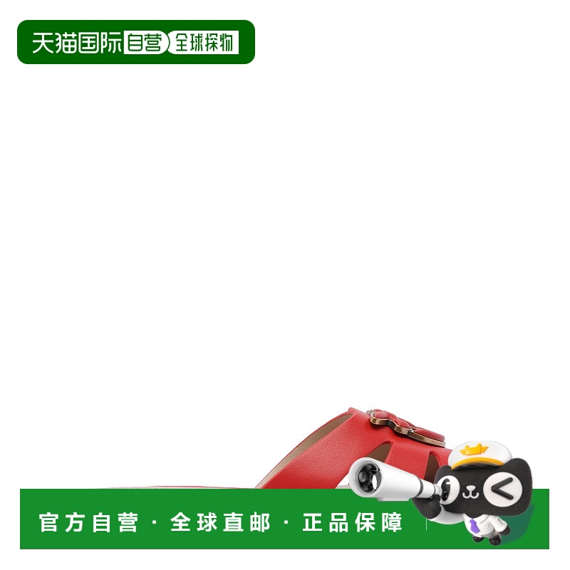 1h可退 PINKO 女士凉鞋 SD0313P003R30 AW2025 红色 方头拖鞋