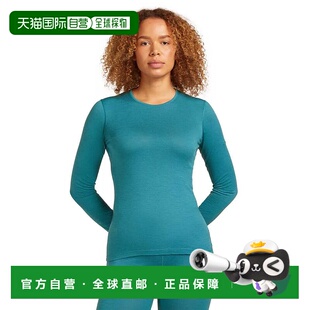 ICEBREAKER 美利奴200 奥西斯 克鲁 长袖底层保暖衣 女士户外