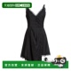 潮奢 舒适时尚 mcqueen 女士 1h可退 black黑色 麦昆 中长连衣裙