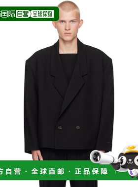 1h可退 潮奢 Fear Of God 男士 黑色 Cropped 西装外套 FG24FW606