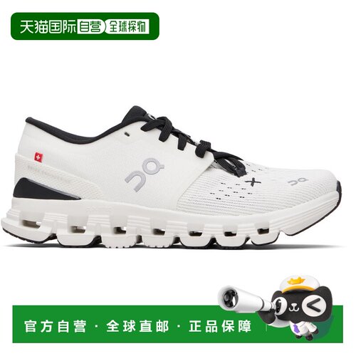 On 女士 白色 Cloud X 4 运动鞋 3WE30070791