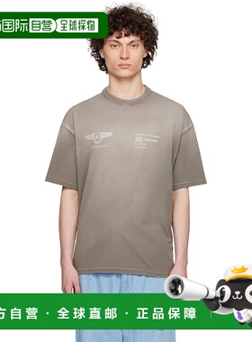 1h可退 潮奢 Represent 男士 灰色 Team Rep T 恤 MLM41053