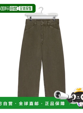 LEMAIRE 男士牛仔裤 PA1244LD1062GR631 AW2025 绿色直筒裤