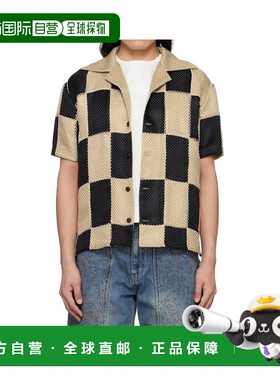ANDERSSON BELL 男士衬衫 ATB1233MBLACKBEIGE SS2025