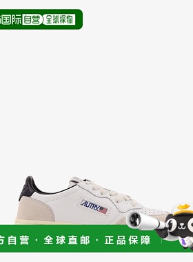 1h可退 潮奢 AUTRY 女士 Medalist 皮质运动鞋 AULWMA04WHTBLACK