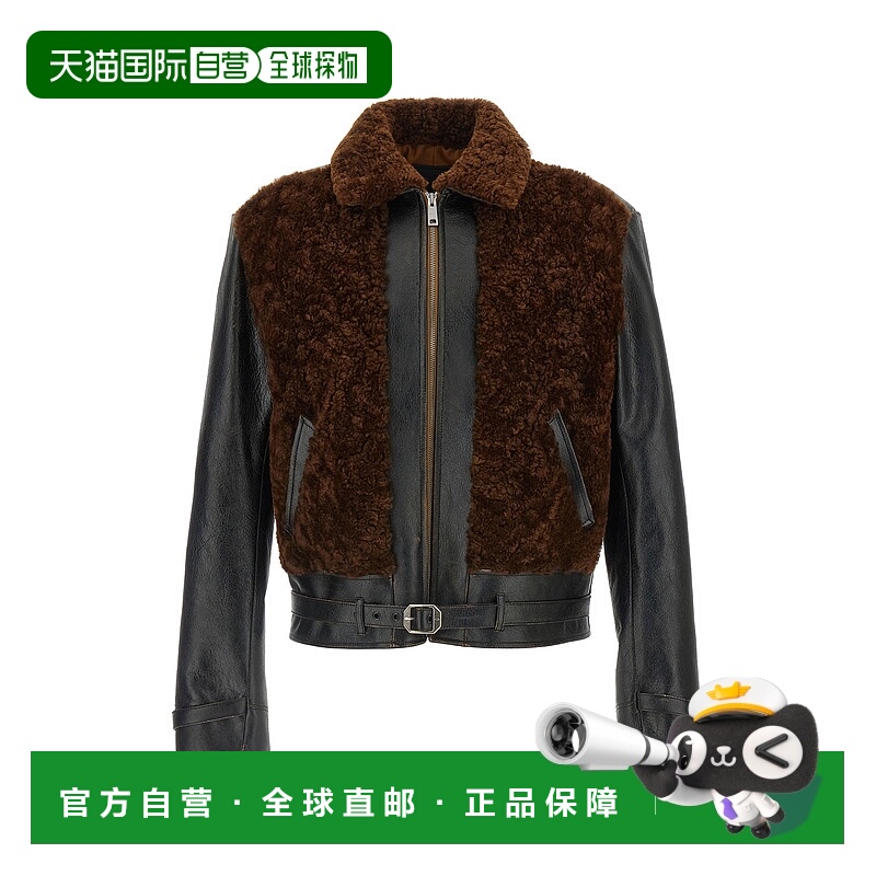 1h可退 潮奢 Prada 普拉达 男士 绵羊皮皮革夹克 UPW574SOOO172N