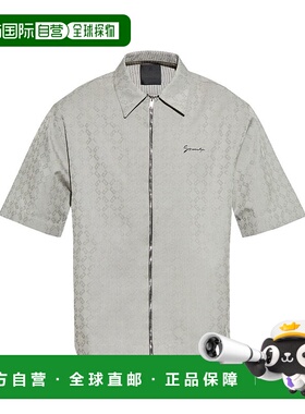 GIVENCHY 男士衬衫 BM612T15U8004 SS2025 灰色