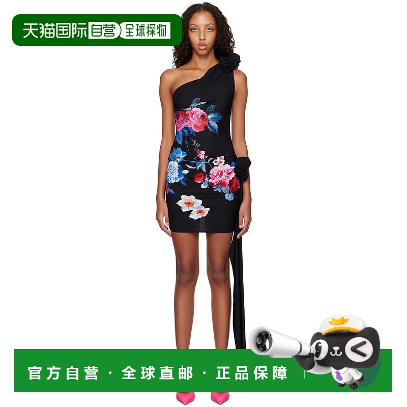 潮奢 magda butrym 女士 黑色 Sash 连衣裙 199423