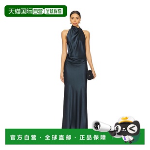 Sei The 女士 Bias Ts9171 1h可退 挂脖垂褶连衣裙 潮奢