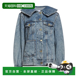 1h可退 潮奢 GANNI 甘尼 女士 牛仔布夹克 blue蓝色 舒适时尚