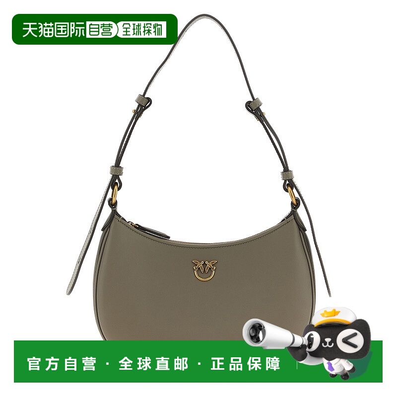 1h可退 PINKO 女士斜挎包 102790A0F1I68Q AW2025 灰色 Half Moon