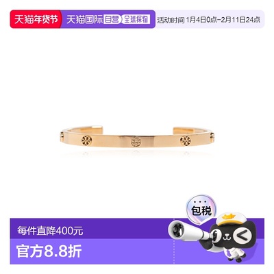 TORY BURCH 女士手链手镯 1716550720 SS2026 金色 Brass bracele