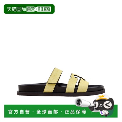 TORY BURCH 女士凉鞋 167709700 AW2024 黄色 INES 运动拖鞋