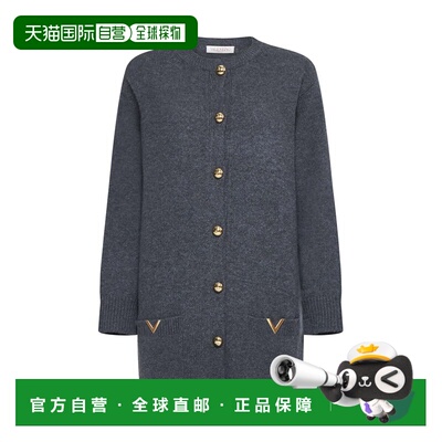 VALENTINO 女士针织衫 5B3KA07Z8N2J73 AW2024 黑色