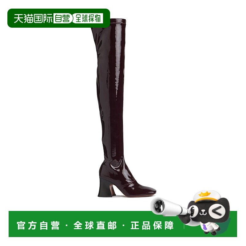 CHLOÉ 女士靴子 C25A11HSR619 AW2025 棕色女靴高筒靴单鞋