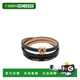 女士手链手镯 Anagram J242TWLX031100 黑色 Bombe AW2025 LOEWE