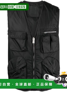 1h可退 潮奢 Givenchy 纪梵希 男士 黑色 Multipocket 马甲 BM00Z