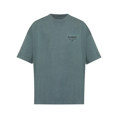 ALL SAINTS 男士T恤 M030JCSUNILBLUE SS2026 绿色短袖
