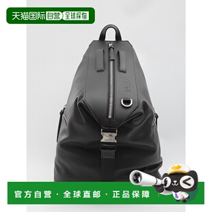 LOEWE 男士双肩包 B777W36X061100 AW2025 黑色 可转换多功能背包