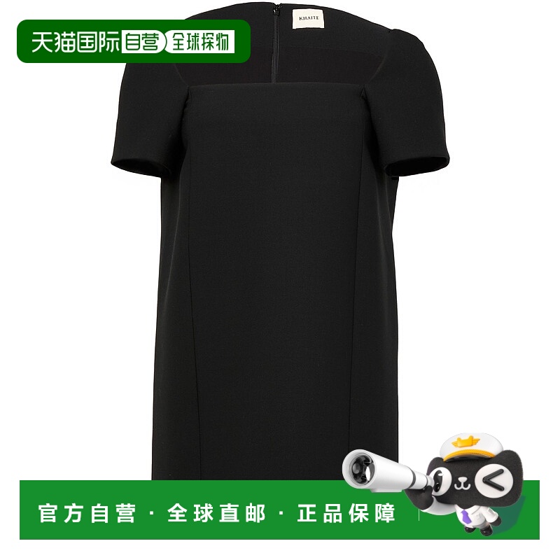 1h可退 潮奢 KHAITE 女士 Benji 迷你连衣裙 black黑色 舒适时尚