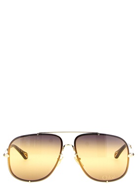香港直邮CHLOÉ 女士太阳镜 CH0348S004 AW2025 金色