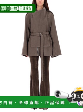 RICK OWENS 女士大衣 RO02E4786DDR34 AW2025 灰色