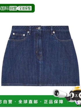 KENZO 女士半身裙 FE62DJ2806F2DD AW2024 蓝色 Kenzo Stripped J