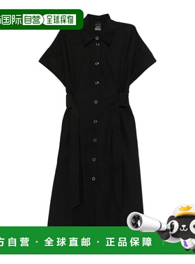 PINKO 女士连衣裙 106309A2ERZ99 AW2026 黑色 Alesha Dress