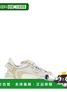 FENDI 女士运动鞋 8E8620ASAXF1RUJ CO 白色 Ivory mesh and sued