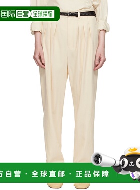 1h可退 潮奢 Lemaire 女士 灰白色 Pleated Tailored 长裤 PA1178