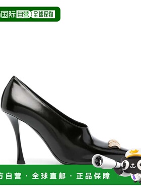 GIVENCHY 女士高跟鞋 BE402YE1YR001 SS2024 黑色 尖头环饰高跟鞋