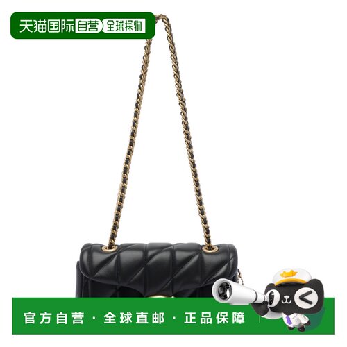 COACH 女士手提包 CP149BLACK AW2025 蔻驰黑色斜挎包单肩包