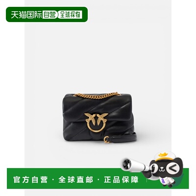 PINKO 女士单肩包 261100039A0F2Z99Q SS2026 黑色 PINKO PUFF MI