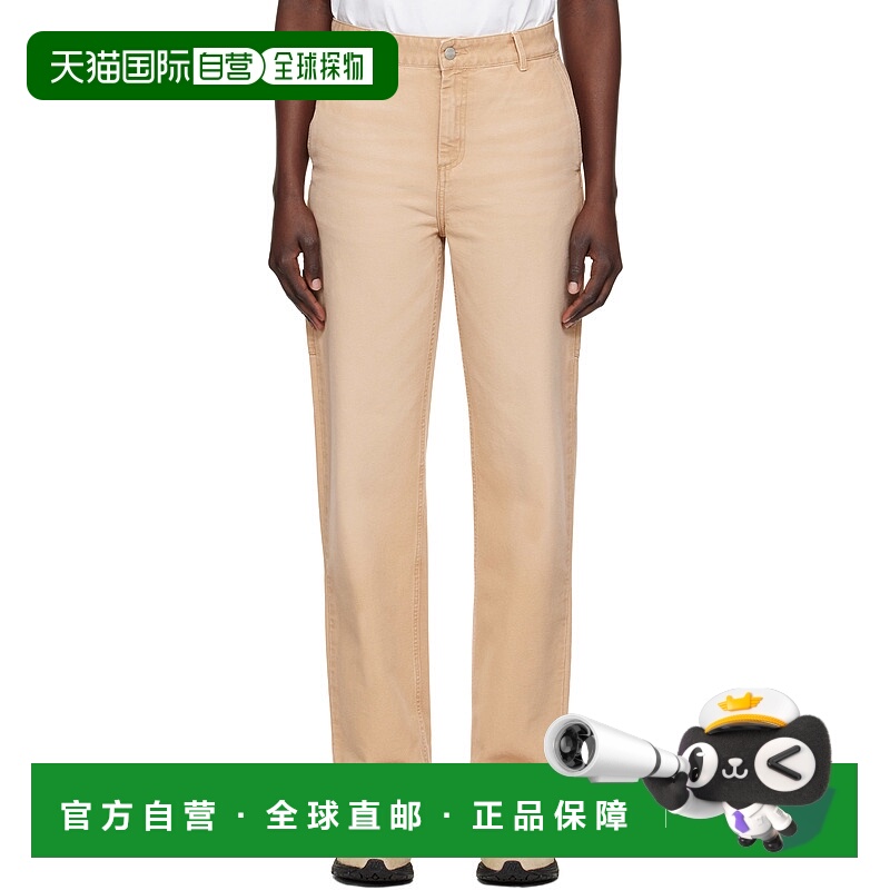 1h可退 潮奢 CARHARTT WIP 女士 驼色 Pierce Straight 长裤 I034