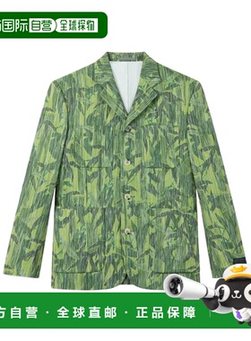 KENZO 男士夹克 FF55VE1419C145 SS2025 绿色 Kenzo Jackets