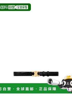 CELINE 女士腰带 45AK94ALF38NO AW2024 黑色 徽标腰带