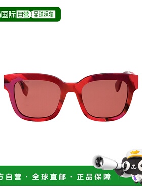 GUCCI 女士眼镜 GG1624S001 SS2024 红色标识LOGO 古驰太阳镜