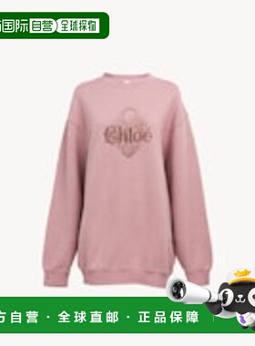 CHLOÉ 女士卫衣 CH25WJH271946R5 AW2025 粉红色 ROMANTIC LOGO F