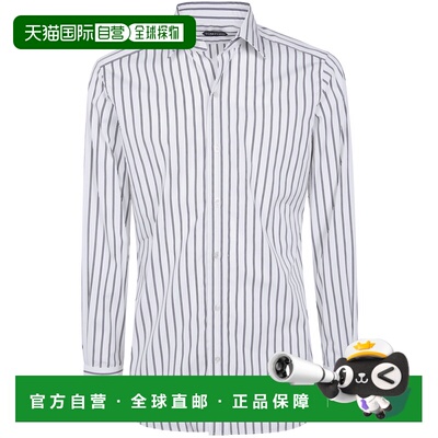 1h可退 TOM FORD 男士衬衫 HSBS01C0057WNL AW2026 白色 POPELINE