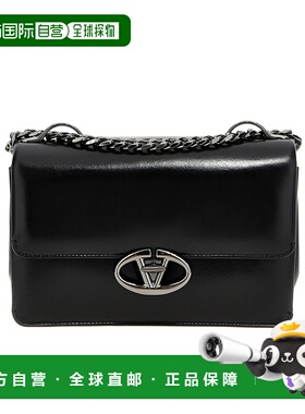 VALENTINO 女士斜挎包 WB0Q62IAP0NO CO 黑色 徽标手提包单肩包